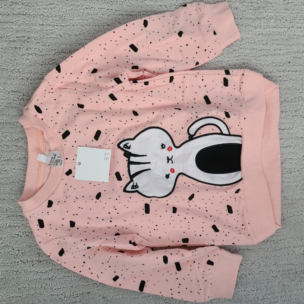 Pink cat sweater - Picture 6 of 6